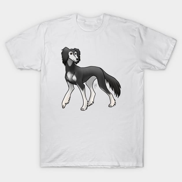 Black and white saluki cheap
